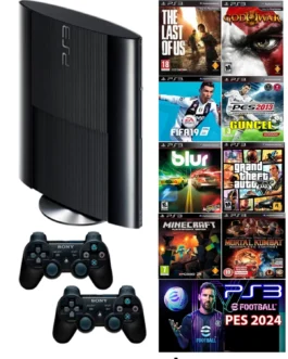Playstation 3 SUPER SLİM oyunlu yenilenmiş ürün