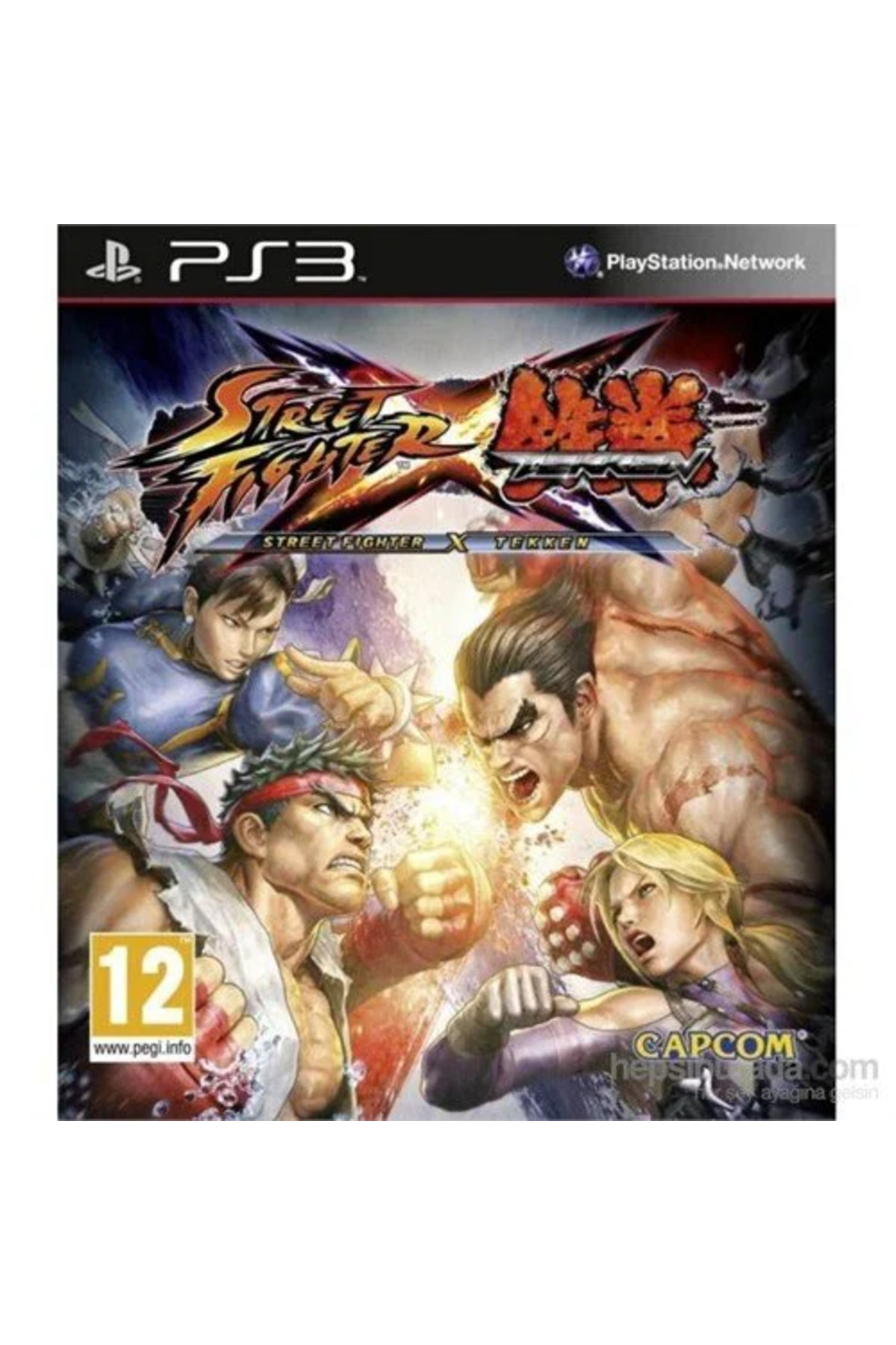 1_org_zoom street fighter x tekken ps3 oyunu - Görsel 1