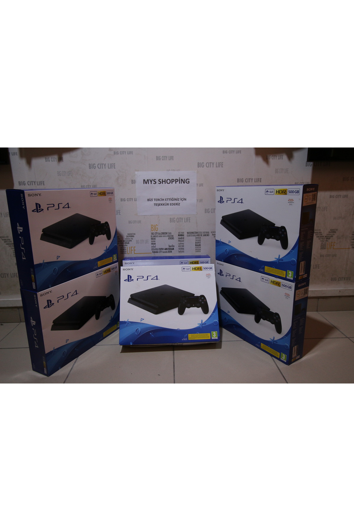 1_org_zoom Ps4 1 Tb Slim Kasa 2 Adet V2 Kol Teşhir Ürün 12 Ay Garanti kurumsal faturalı - Görsel 1