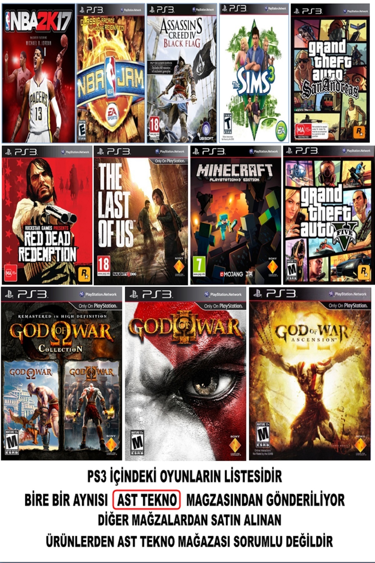 1_org_zoom-54.jpg Playstation 3 Süper Slim 500 Gb ( Yenilenmiş ) 2 Kablosuz Kol 40 Dijital Oyun Garantili Ürün - Görsel 1