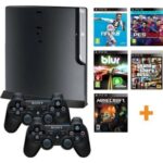 Playstation 3 Slim 500 + 2 Oyun Kolu + 40 Oyun