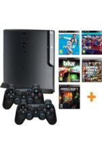 Playstation 3 Slim 500 + 2 Oyun Kolu + 40 Oyun