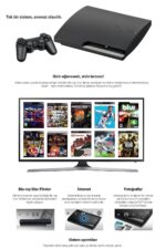 Playstation 3 Yenilenmiş Oyun Konsolu + 10 Adet Digital Oyun - Görsel 2